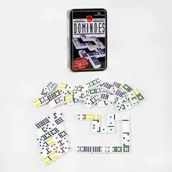 Доміно C 60298 (12) 55 штук, металева коробка, у коробці Доміно C 60298 (12) 55 штук, металева коробка, у коробці