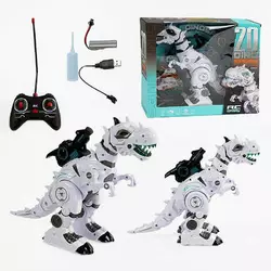 Динозавр на радіокеруванні 585-20 A (18/2) акумулятор 3.7 V, пульт на батарейках, звуки, підсвічування, генерує пару, в коробці Динозавр на радіокеруванні 585-20 A (18/2) акумулятор 3.7 V, пульт на батарейках, звуки, підсвічування, генерує пару, в коробці