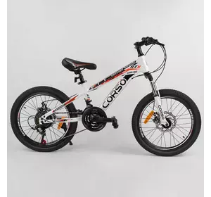 Велосипед Спортивный CORSO 20"дюймов 30984 (1) рама металлическая 11’’, 21 скорость, собран на 75