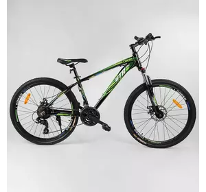 Велосипед Спортивный CORSO «GTR-3000» 26" дюймов 67982 (1) рама алюминиевая 15``, оборудование Shimano 21 скорость, собран на 75