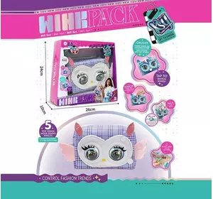 Інтерактивна сумочка KSY 958-5 (48/2) кліпає, звуки, музика, реагує на дотик, у коробці Інтерактивна сумочка KSY 958-5 (48/2) кліпає, звуки, музика, реагує на дотик, у коробці