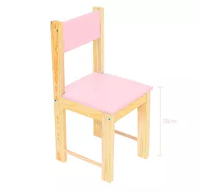 гр Стільчик №28 рожевий, дитячий (1) 19691 "Ігруша" гр Стільчик №28 рожевий, дитячий (1) 19691 "Ігруша"