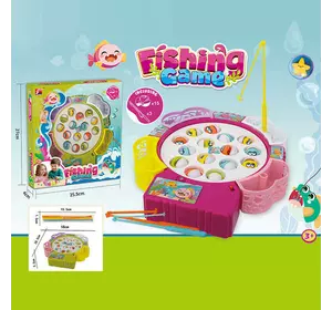 Риболовля 6215 (60/2) діаметр - 20 см, автоматичне обертання, музика, 15 рибок, 3 вудочки з гачком, 4 кошики,  рухомі елементи, в коробці Риболовля 6215 (60/2) діаметр - 20 см, автоматичне обертання, музика, 15 рибок, 3 вудочки з гачком, 4 кошики,  рухомі елементи, в коробці