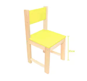гр Стульчик №25 цвет желтый 18838 (1) "Игруша" гр Стульчик №25 цвет желтый 18838 (1) "Игруша"