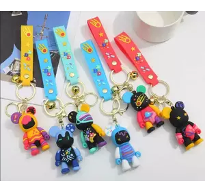 Брелок C 70557 (50) ЦІНА ЗА 12 ШТУК В УПАКОВЦІ, гумова фігурка ведмедика, висота 6.5см, силіконовий ремінець, кільце, карабін, в пакеті Брелок C 70557 (50) ЦІНА ЗА 12 ШТУК В УПАКОВЦІ, гумова фігурка ведмедика, висота 6.5см, силіконовий ремінець, кільце, карабін, в пакеті