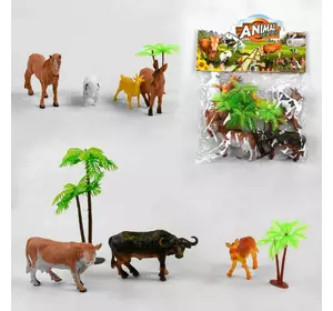 Набір тварин ВF 6983-1 (96/2) "Сільськогосподарські тварини", 7 тварин, аксесуари, у пакеті Набір тварин ВF 6983-1 (96/2) "Сільськогосподарські тварини", 7 тварин, аксесуари, у пакеті