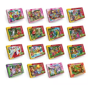 гр Пазли 54 ел. малі, картонні  C54-...-... МІКС (160) ВИДАЄТЬСЯ МІКС ВИДІВ "Danko Toys" гр Пазли 54 ел. малі, картонні  C54-...-... МІКС (160) ВИДАЄТЬСЯ МІКС ВИДІВ "Danko Toys"