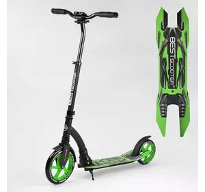 Самокат двухколесный Best Scooter 52266 (4) колеса PU - переднее 23 см, заднее - 20 см, 1 амортизатор, широкий руль, зажим руля, в коробке Самокат двухколесный Best Scooter 52266 (4) колеса PU - переднее 23 см, заднее - 20 см, 1 амортизатор, широкий руль, зажим руля, в коробке