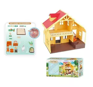 Вілла "Щаслива родина" 012-03 (6) меблі, фігурка, підсвічування, в коробці Вілла "Щаслива родина" 012-03 (6) меблі, фігурка, підсвічування, в коробці