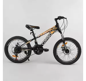 Велосипед Спортивный CORSO 20"дюймов 98627 (1) рама металлическая 11’’, 21 скорость, собран на 75