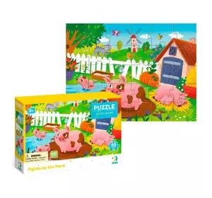 гр Пазл "Поросята біля ставка" 300682 (96) "DoDo", 30 елементів, в коробці гр Пазл "Поросята біля ставка" 300682 (96) "DoDo", 30 елементів, в коробці