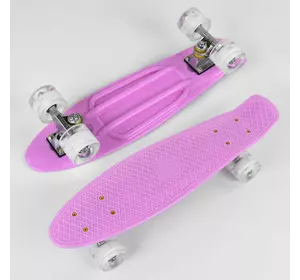 Скейт Пенни борд 3805 (8) Best Board, доска=55см, колёса PU со светом, диаметр 6см