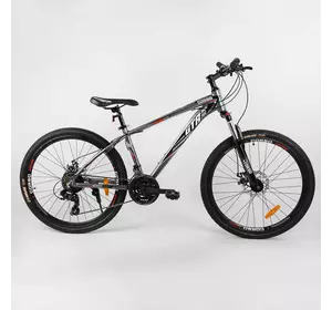 Велосипед Спортивный CORSO «GTR-3000» 26" дюймов 91428 (1) рама алюминиевая 15``, оборудование Shimano 21 скорость, собран на 75