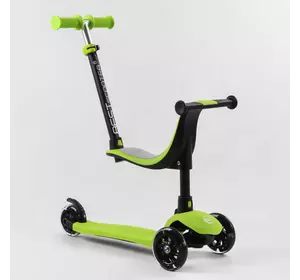Самокат трехколесный Best Scooter PL-315 (4) колеса PU со светом, сидение, родительская ручка, в коробке Самокат трехколесный Best Scooter PL-315 (4) колеса PU со светом, сидение, родительская ручка, в коробке