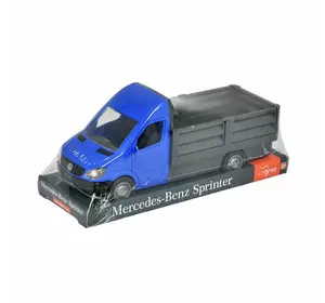 гр Автомобіль "Mercedes-Benz Sprinter" бортовий синій 39666 (6) "Tigres", відчиняються двері кабіни, причіп, в коробці