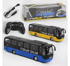 Автобус на радиоуправлении 666-699 NA (18) “Городской транспорт”, 2 вида, аккумулятор 3.7V, управление 2.4GHz, подсветка фар, в коробке