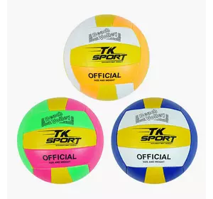 М`яч волейбольний C 64667 (100) "TK Sport", 3 види, м`який PVC, вага 280-300 грамів, розмір №5, ВИДАЄТЬСЯ ТІЛЬКИ МІКС ВИДІВ М`яч волейбольний C 64667 (100) "TK Sport", 3 види, м`який PVC, вага 280-300 грамів, розмір №5, ВИДАЄТЬСЯ ТІЛЬКИ МІКС ВИДІВ