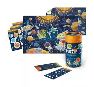 гр Пазл та гра "Космічна пригода" картоний (3-4 роки) Mon Puzzle 200112 (24) 40 деталей, "Dodo"