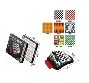 Шашки 7в1 S 711 (72) шахи, шашки, гомоку, нарди, китайські шашки, лудо, гра “Змійки та драбинки”, в коробці Шашки 7в1 S 711 (72) шахи, шашки, гомоку, нарди, китайські шашки, лудо, гра “Змійки та драбинки”, в коробці