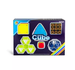 Логическая игра FX 7865 (48/2) 6 элементов, змейка-логика, кубик Рубика, в коробке