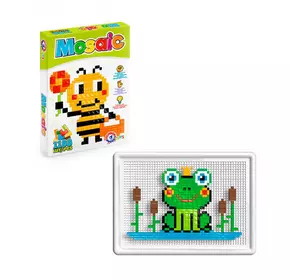 гр Мозайка 7525 (24) "Technok Toys", “Пчелка”, 1188 деталей, размер 0.5 см, игровая панель, в коробке