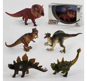 Динозавр TQ 680-3/4/5/6/8 (72/2) 5 видов, в коробке