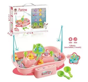 Риболовля QY 999 A (24) водна, рибки, качки, млинок, черпаки, звук, підсвічування, на батарейках, в коробці Риболовля QY 999 A (24) водна, рибки, качки, млинок, черпаки, звук, підсвічування, на батарейках, в коробці