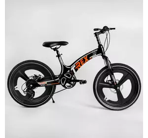 Детский спортивный велосипед 20’’ CORSO «T-REX» TR-77006 (1) магниевая рама, оборудование MicroShift, 7 скоростей, собран на 75