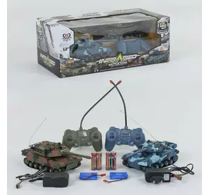 Танковий бій 333 - ТК 11 (24) радіоуправління, акумулятор 3.6V, світло, звук, в коробці Танковий бій 333 - ТК 11 (24) радіоуправління, акумулятор 3.6V, світло, звук, в коробці