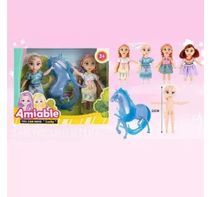 Набір ляльок ST 55661-1 (96/2) висота - 16 см, знімний одяг, знімне взуття, , рухомі елементи, в коробці Набір ляльок ST 55661-1 (96/2) висота - 16 см, знімний одяг, знімне взуття, , рухомі елементи, в коробці