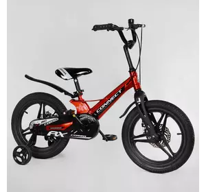 Велосипед 16" дюймов 2-х колёсный "CORSO Connect" MG-16315 (1) МАГНИЕВАЯ РАМА, ЛИТЫЕ ДИСКИ, ДИСКОВЫЕ ТОРМОЗА, собран на 75