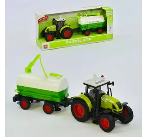 Трактор с прицепом WY 900 A (18) инерция, звук, свет, в коробке