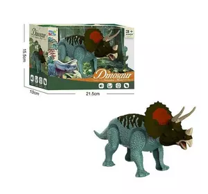 Динозавр D 21 (48/2) гарчить, ходить, рухає головою, довжина 28см, в коробці Динозавр D 21 (48/2) гарчить, ходить, рухає головою, довжина 28см, в коробці