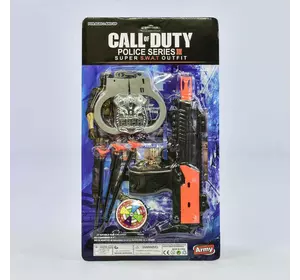 Поліцейський набір 502-32 (240/2) пістолет, наручники, у слюді Поліцейський набір 502-32 (240/2) пістолет, наручники, у слюді