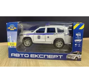 Машина 41153 (72/2) "Авто Експерт", масштаб 1:32, світло, звук, інерція, відчиняються двері, багажник, капот, в коробці Машина 41153 (72/2) "Авто Експерт", масштаб 1:32, світло, звук, інерція, відчиняються двері, багажник, капот, в коробці