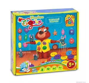 гр Настільна гра "Шнурівка і Ґудзик" 7383 (12) "4FUN Game Club", у коробці гр Настільна гра "Шнурівка і Ґудзик" 7383 (12) "4FUN Game Club", у коробці