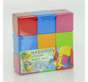 гр Кубики великі 9 шт. 14066 (21) "M Toys" гр Кубики великі 9 шт. 14066 (21) "M Toys"