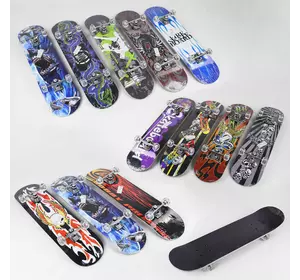 Скейт F 22226 (12) ВЫДАЁТСЯ ТОЛЬКО МИКС ВИДОВ !!!!!!! колеса PU диаметром 5 см, китайски клен, подшипники ABEC-5, подвеска - алюминий Скейт F 22226 (12) ВЫДАЁТСЯ ТОЛЬКО МИКС ВИДОВ !!!!!!! колеса PU диаметром 5 см, китайски клен, подшипники ABEC-5, подвеска - алюминий