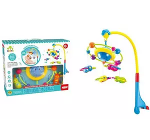 Карусель SL 81016 A (18) 3 режими, 4 підвіски-брязкальця, проєктор, колискова мелодія, на батарейках, в коробці Карусель SL 81016 A (18) 3 режими, 4 підвіски-брязкальця, проєктор, колискова мелодія, на батарейках, в коробці