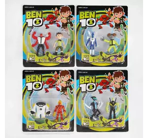 Герои "Ben10"  HT 17572 , 4 вида, на листе