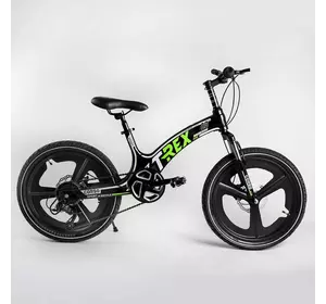 Детский спортивный велосипед 20’’ CORSO «T-REX» TR-88103 (1) магниевая рама, оборудование MicroShift, 7 скоростей, собран на 75
