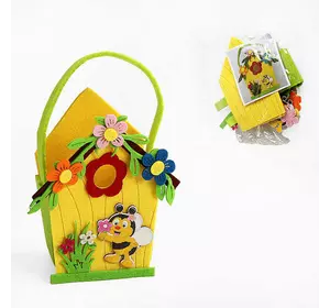 Аплікація з фетру С 22715 (300) деталі для кошика, в пакеті Аплікація з фетру С 22715 (300) деталі для кошика, в пакеті