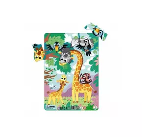 гр Пазл з рамкою "Жирафа" картонние (3-4 роки)   R300223 (24) "Dodo", 21 елемент