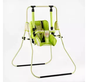 гр Гойдалка 0-м "Алінка" 25782 (1) бежево-салатовий, бежевий каркас, зміна положення спинки "сидячи/лежачи", у пакеті гр Гойдалка 0-м "Алінка" 25782 (1) бежево-салатовий, бежевий каркас, зміна положення спинки "сидячи/лежачи", у пакеті