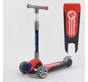 Самокат трехколесный RS-9119 (6) Best Scooter, КРАСНЫЙ, складной алюминиевый руль, 3 колеса PU со светом, d=120*50мм Самокат трехколесный RS-9119 (6) Best Scooter, КРАСНЫЙ, складной алюминиевый руль, 3 колеса PU со светом, d=120*50мм