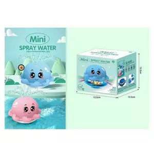 Гра для ванни 7018 WL (72/2) “Восьминіг”, фонтанчик, катається, підсвічування, 2 кольори, в коробці Гра для ванни 7018 WL (72/2) “Восьминіг”, фонтанчик, катається, підсвічування, 2 кольори, в коробці