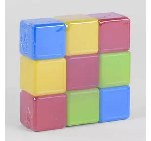 гр Кубики кольорові 9 шт. 05061 (21) "M Toys"
