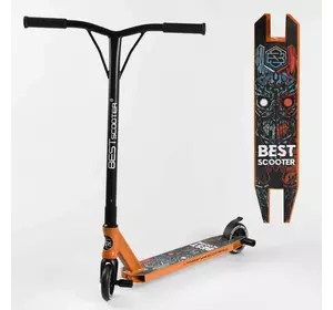 Самокат трюковый Best Scooter 18378 (1) HIC-система, ПЕГИ, алюминиевый диск и дека, колёса PU d-110мм, ширина руля-52см, высота - 83см, в коробке Самокат трюковый Best Scooter 18378 (1) HIC-система, ПЕГИ, алюминиевый диск и дека, колёса PU d-110мм, ширина руля-52см, высота - 83см, в коробке
