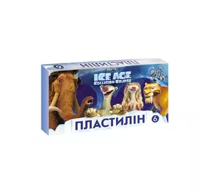 гр Пластилін "Серія Ice Age" 6 кольорів Ц701011У (40) "Ранок"