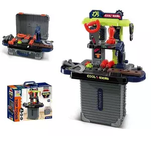 Набір інструментів 008-302 (24) верстат, валіза, пилка, викрутки, гайковий ключ, болти, в коробці Набір інструментів 008-302 (24) верстат, валіза, пилка, викрутки, гайковий ключ, болти, в коробці